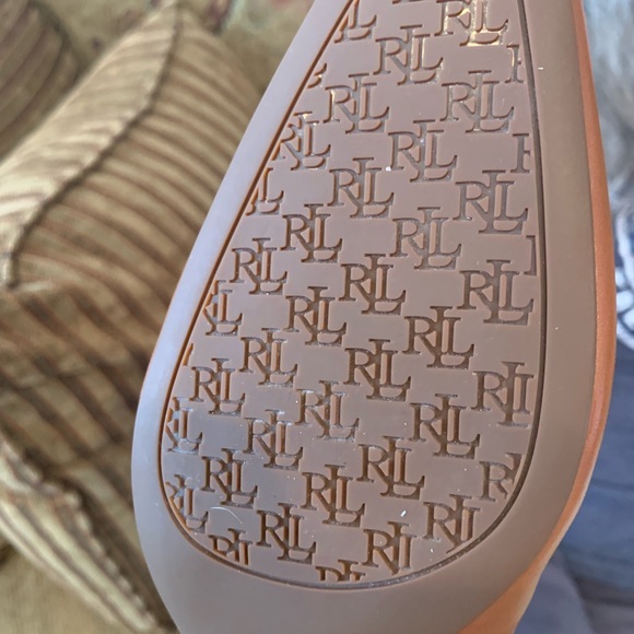 NWOT Ralph Lauren Willa Brown Leather Ankle Booties - Picture 5 of 9